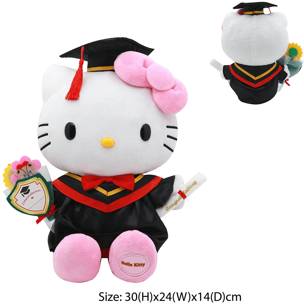 Hello Kitty 12寸 畢業公仔