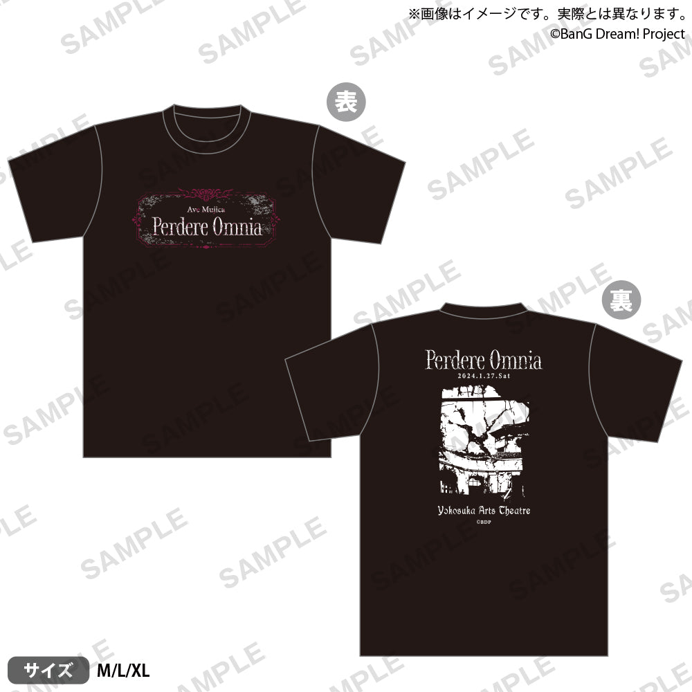 Bushiroad Creative 《BanG Dream!》系列T-Shirt Ave Mujica「1st LIVEPerdere Omnia」