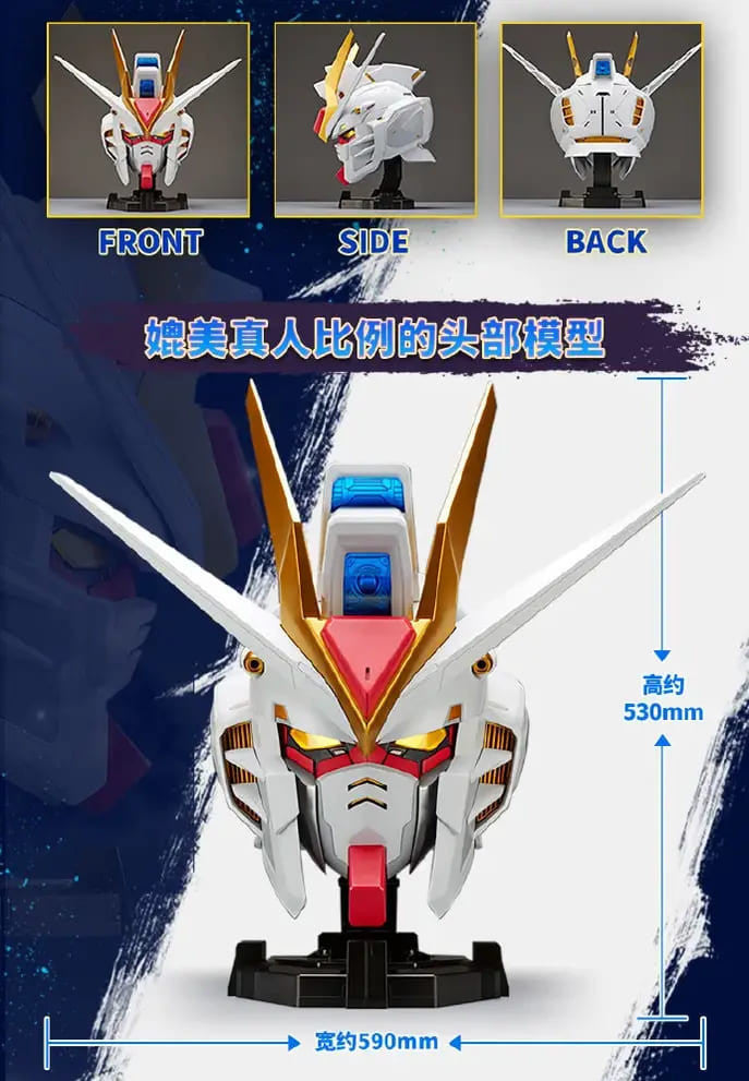 《預訂已截單》BANDAI [BN HEAD COLLECTION] ZGMF-X20A 突擊自由高達《2024年12月發售》