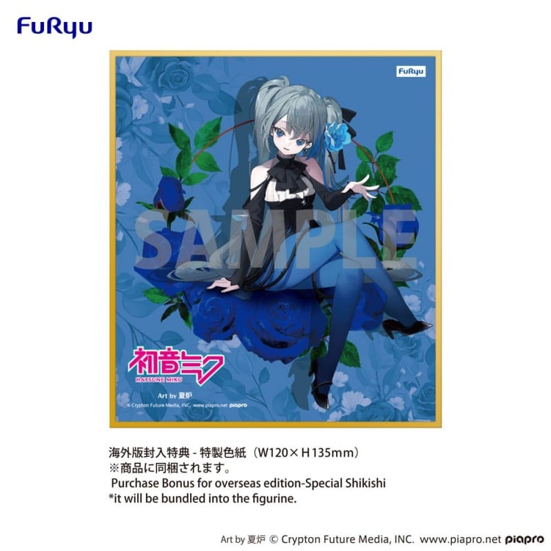 FuRyu Noodle Stopper Figure 初音未來 藍玫瑰