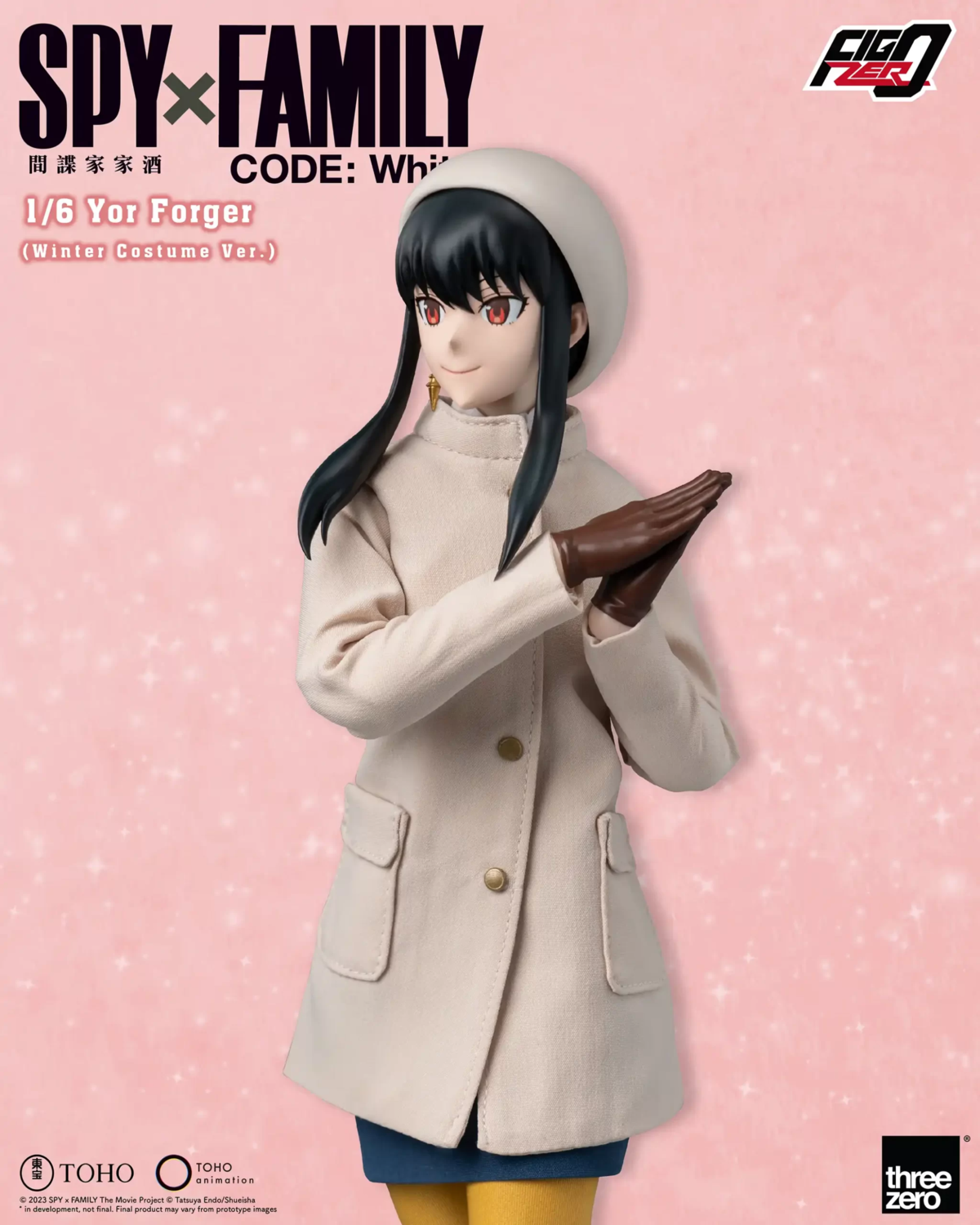 《預訂已截單》threezero 《劇場版 SPY×FAMILY CODE: White》FigZero 1/6 約兒‧佛傑（冬季服裝版）《2024年第三季發售》