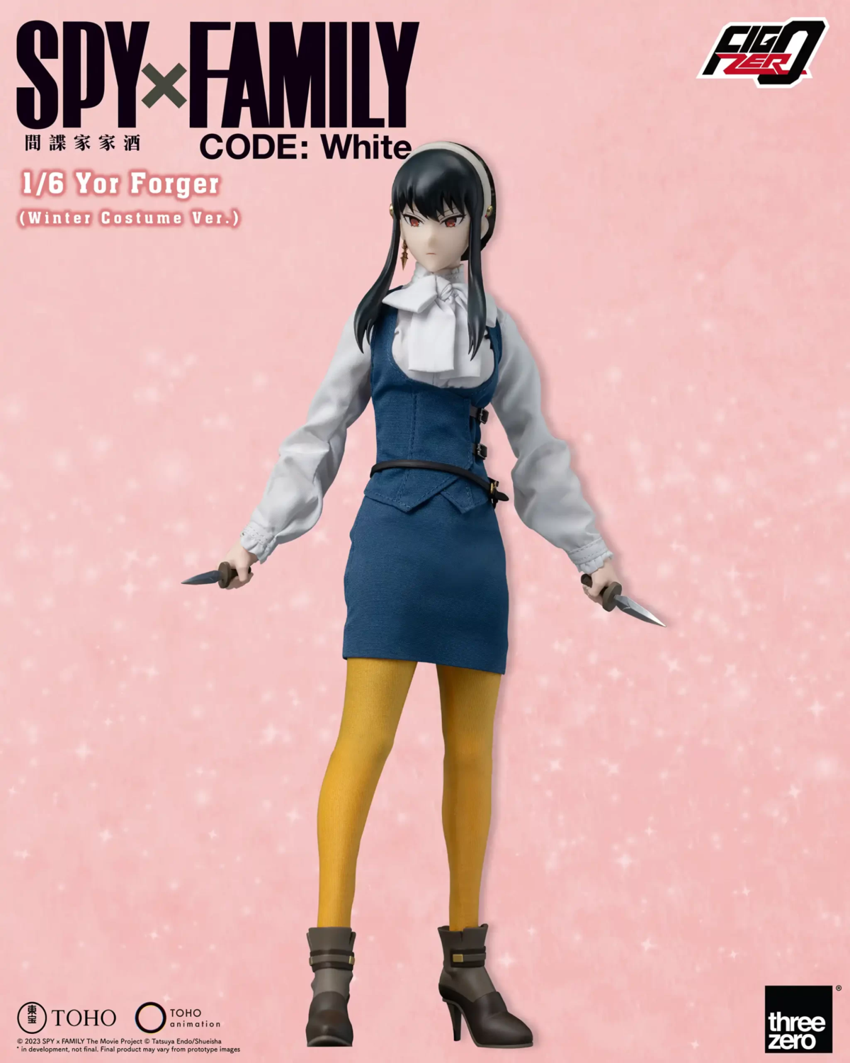 《預訂已截單》threezero 《劇場版 SPY×FAMILY CODE: White》FigZero 1/6 約兒‧佛傑（冬季服裝版）《2024年第三季發售》