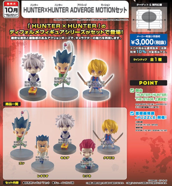 Bandai Candy Toy HUNTER×HUNTER全職獵人ADVERGE MOTION系列套裝